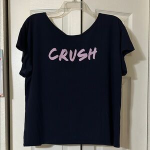 Victoria's Secret PJ Tee with lilac ‘Crush' Print